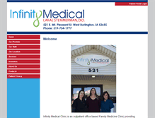 Tablet Screenshot of infinitymedicalclinic.com